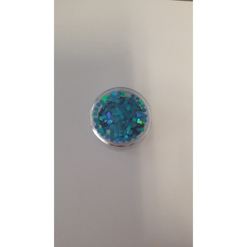 gros hologramme turquoise