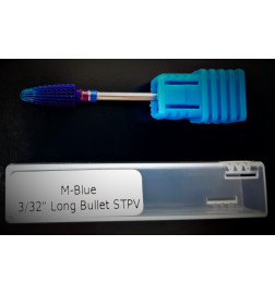 Fraise carbone M blue long bullet STPV