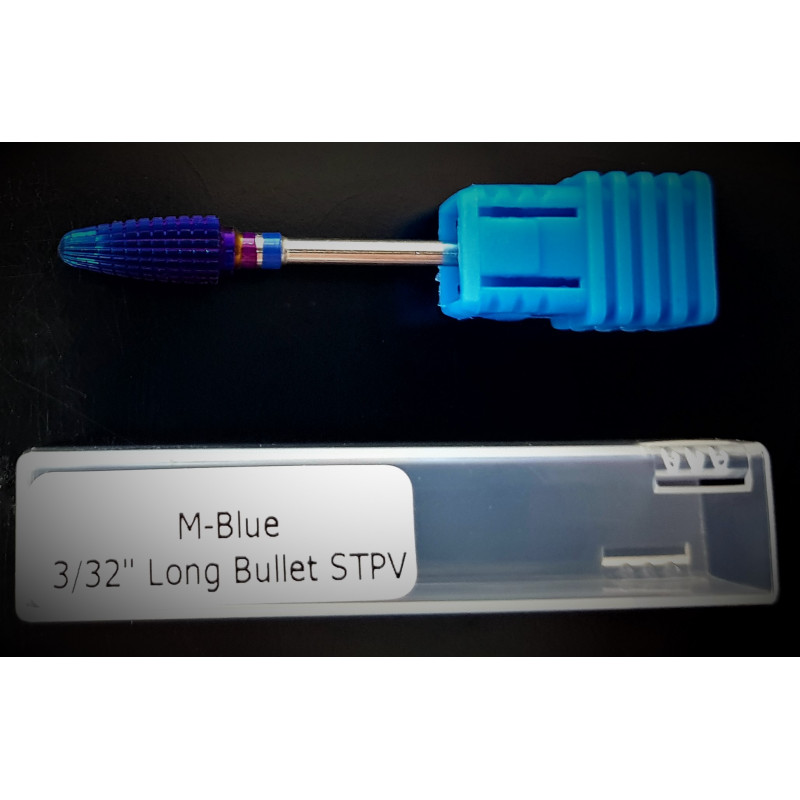 Fraise carbone M blue long bullet STPV